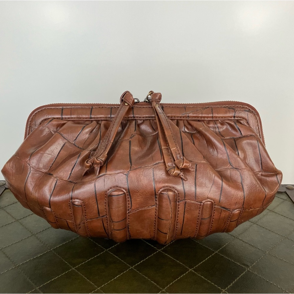 Korto Momolu Faux Leather Clutch